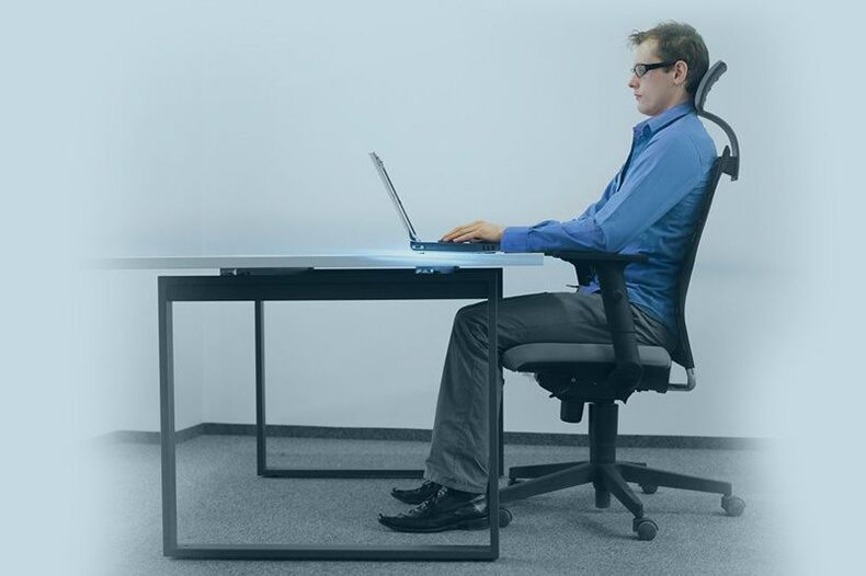 ergonomiczne krzesło do osteochondrozy